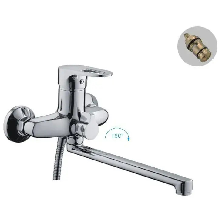 Змішувач для ванни Frap H702 F22702-B, хром фото