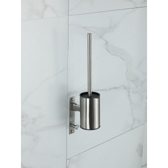 Поворотний настінний йорж Frap F30410, нержавіюча сталь.