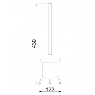 Йорж підлоговий Frap F905, скло/хром