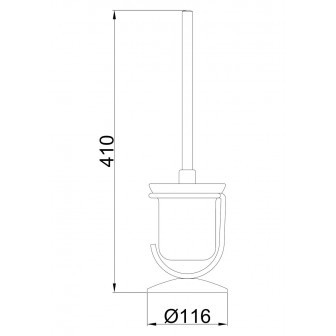 Йорж підлоговий Frap F910, скло/хром