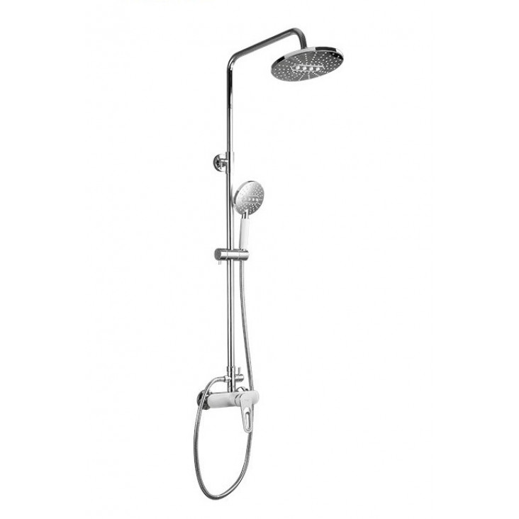 Душова система Frap F2449-20 білий/хром  фото