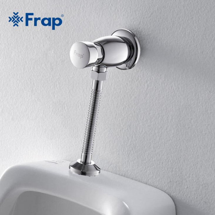 Кран для пісуару Frap F7201 механічний, хром фото