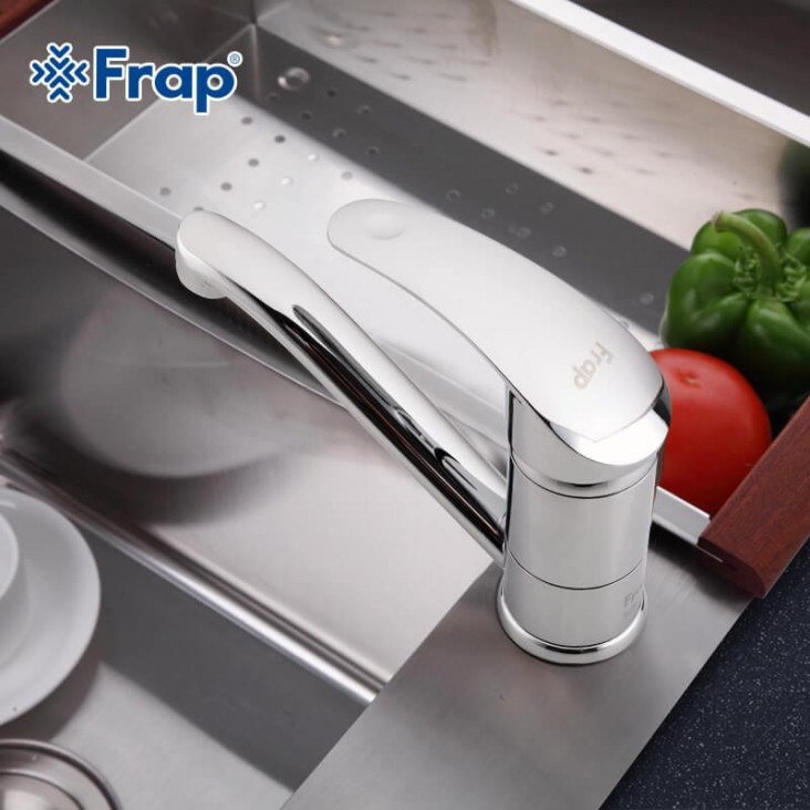Змішувач для кухні Frap H21 F4521-2, хром фото