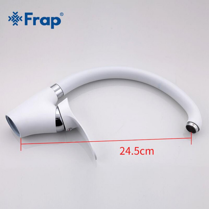 Змішувач для кухні Frap H01 F4101-12, білий фото