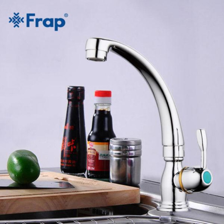 Монокран для кухні Frap F4196, хром фото