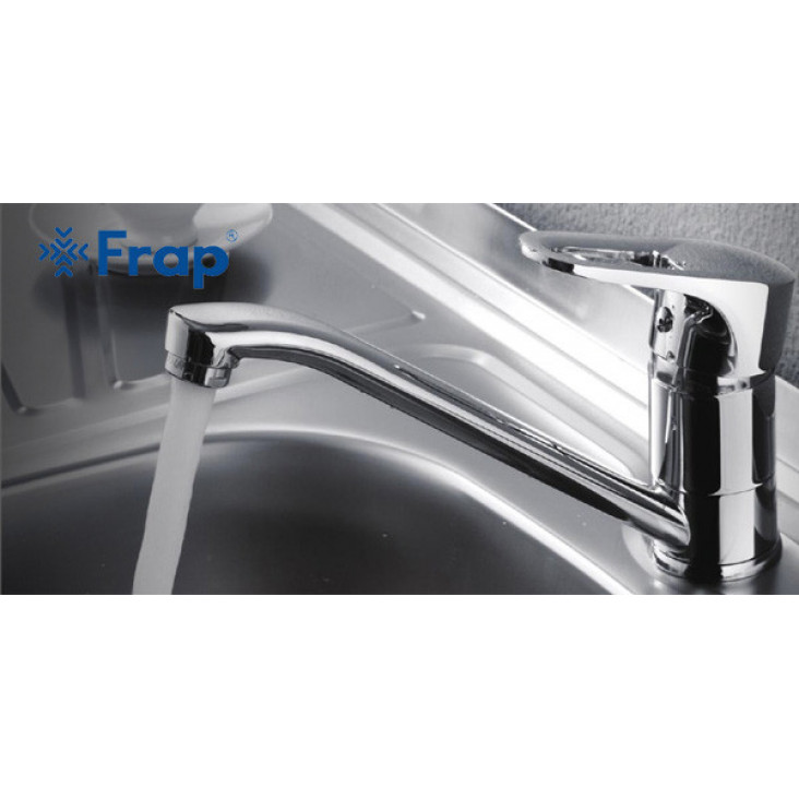 Змішувач для кухні Frap H702 F49702-B, хром фото