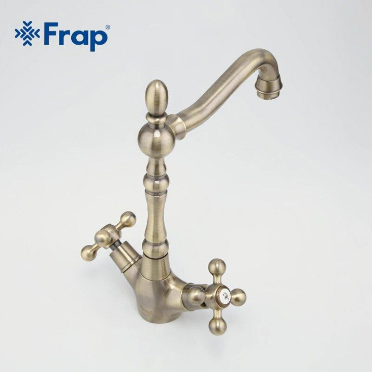 Змішувач для кухні Frap H19 F4019-4, бронза фото