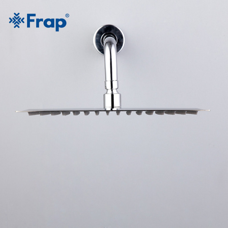 Тропічний душ нержавіюча сталь Frap F28-3, 300х300 мм, хром фото
