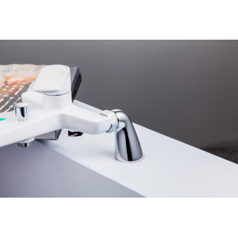 Тримач для душу для акрилової ванни Frap F70-3, хром