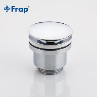 Донний клапан Frap F62, автомат, 1 1/4", хром