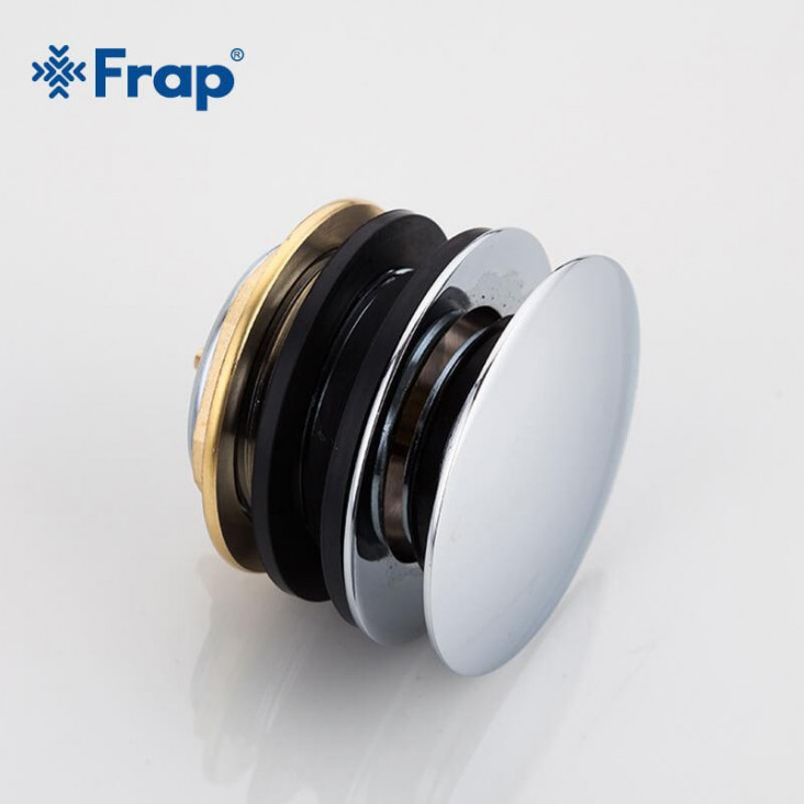 Випуск для ванни Frap F63, автомат, 1 1/2", хром фото