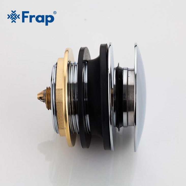 Випуск для ванни Frap F63, автомат, 1 1/2", хром фото