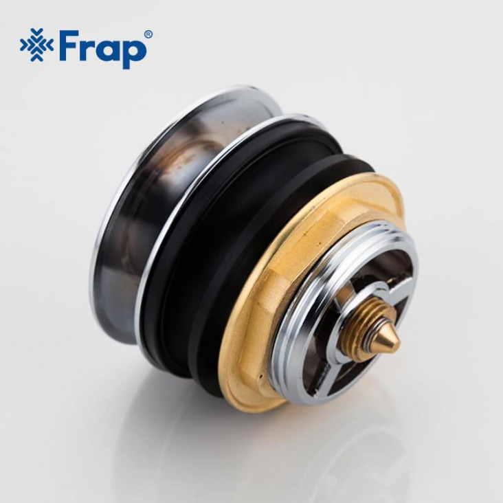 Випуск для ванни Frap F63, автомат, 1 1/2", хром фото