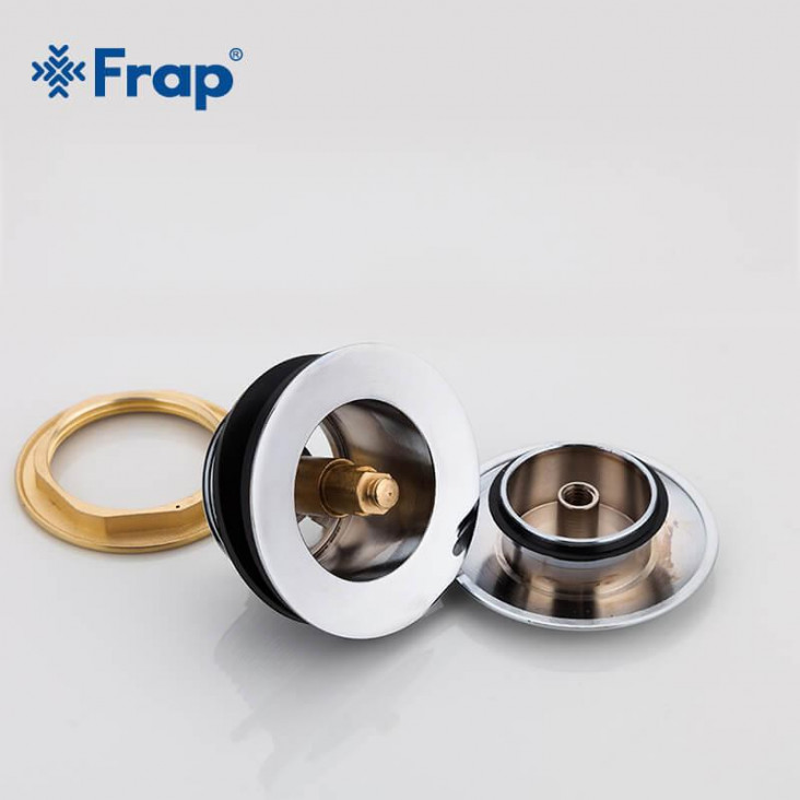 Випуск для ванни Frap F63, автомат, 1 1/2", хром фото