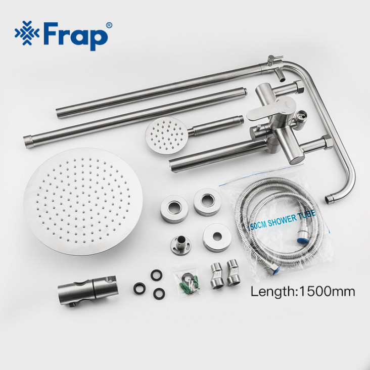 Душова система Frap H801 F24801 нержавіюча сталь фото