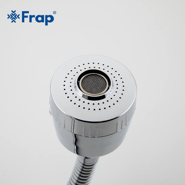 Вилив рефлекторний Frap F7310 2-х режимний 450 мм, хром фото