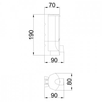 Дозатор рідкого мила Frap F407