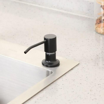 Дозатор рідкого мила FRAP F408-6, що вбудовується, нерж./пластик, 300мл