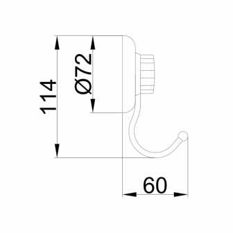 Гачок для ванної Frap F3905