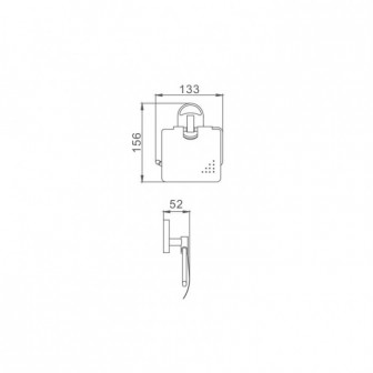 Тримач туалетного паперу Frap F1903