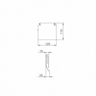 Тримач для туалетного паперу Frap F504