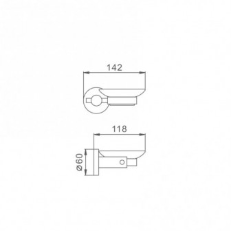 Мильниця настінна Frap F30102