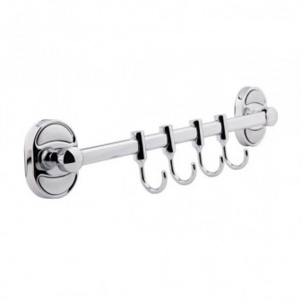 Вішалка для рушників 4 гачка Frap F1915-4