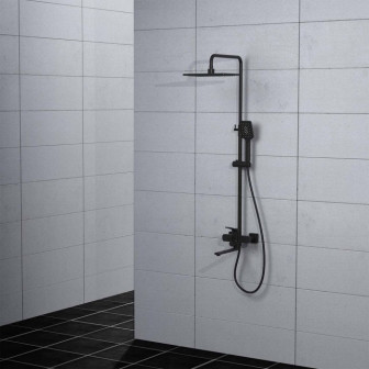 Душова система чорного кольору Frap F2462