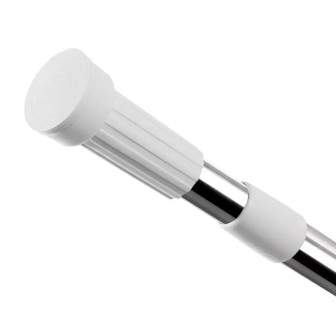 Карниз для ванної телескопічний Frap F8903, нержавіюча сталь, 140-260 см